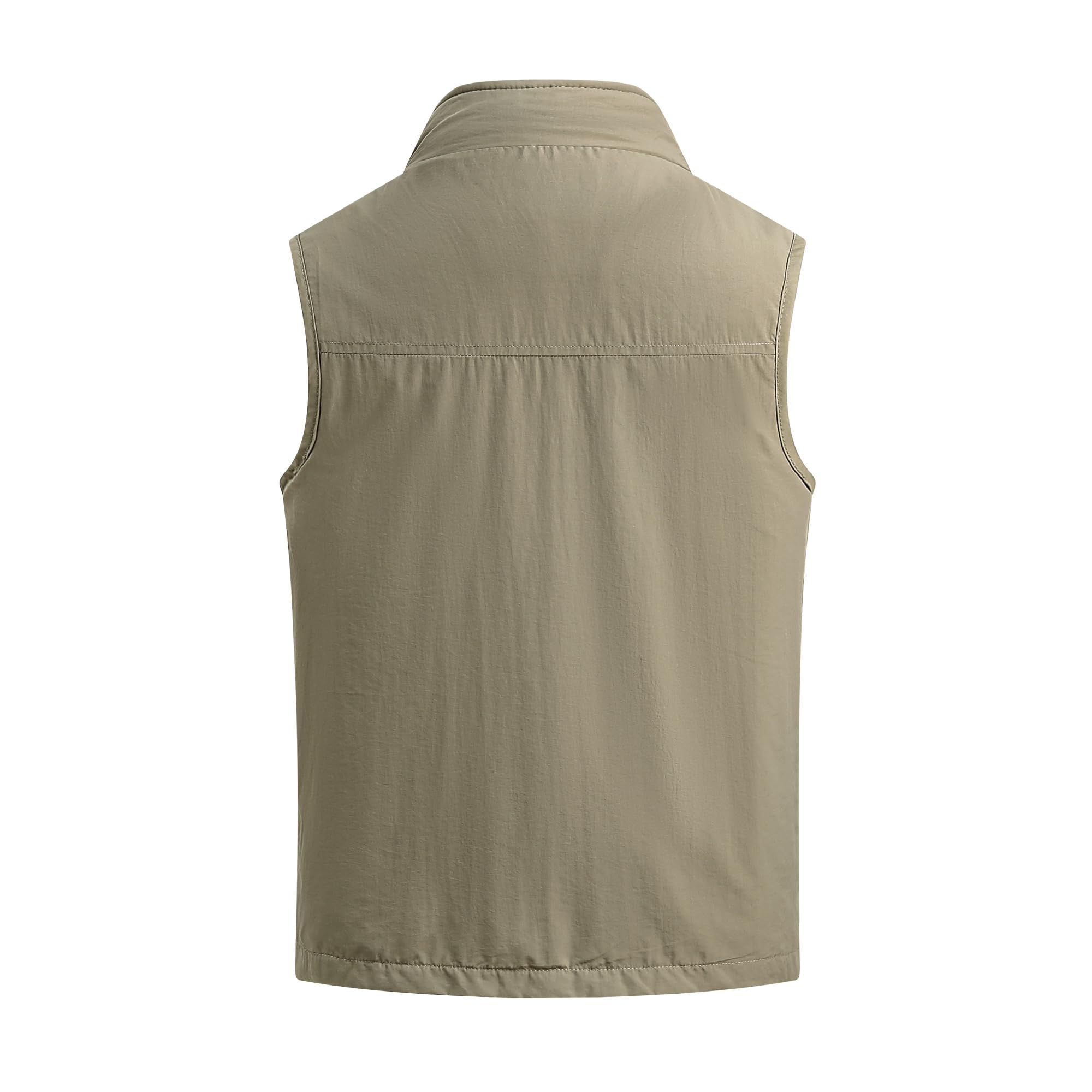 Homme Gilet de Pêche Séchage Rapide Gilet de Sport Gilet de Extérieur Décontracté Légère Respirant Veste Multi-Poches Sans Manches Veste Chasse Photographie Gilets