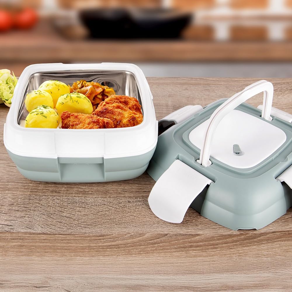 orion group Thermoschüssel mit Deckel 1,9 l Thermobehälter für Essen, Eis | Grillgut Warmhaltebehälter Speisen Edelstahlschüssel Warmhalten 2 Std Wärmehaltig Thermoschüsseln