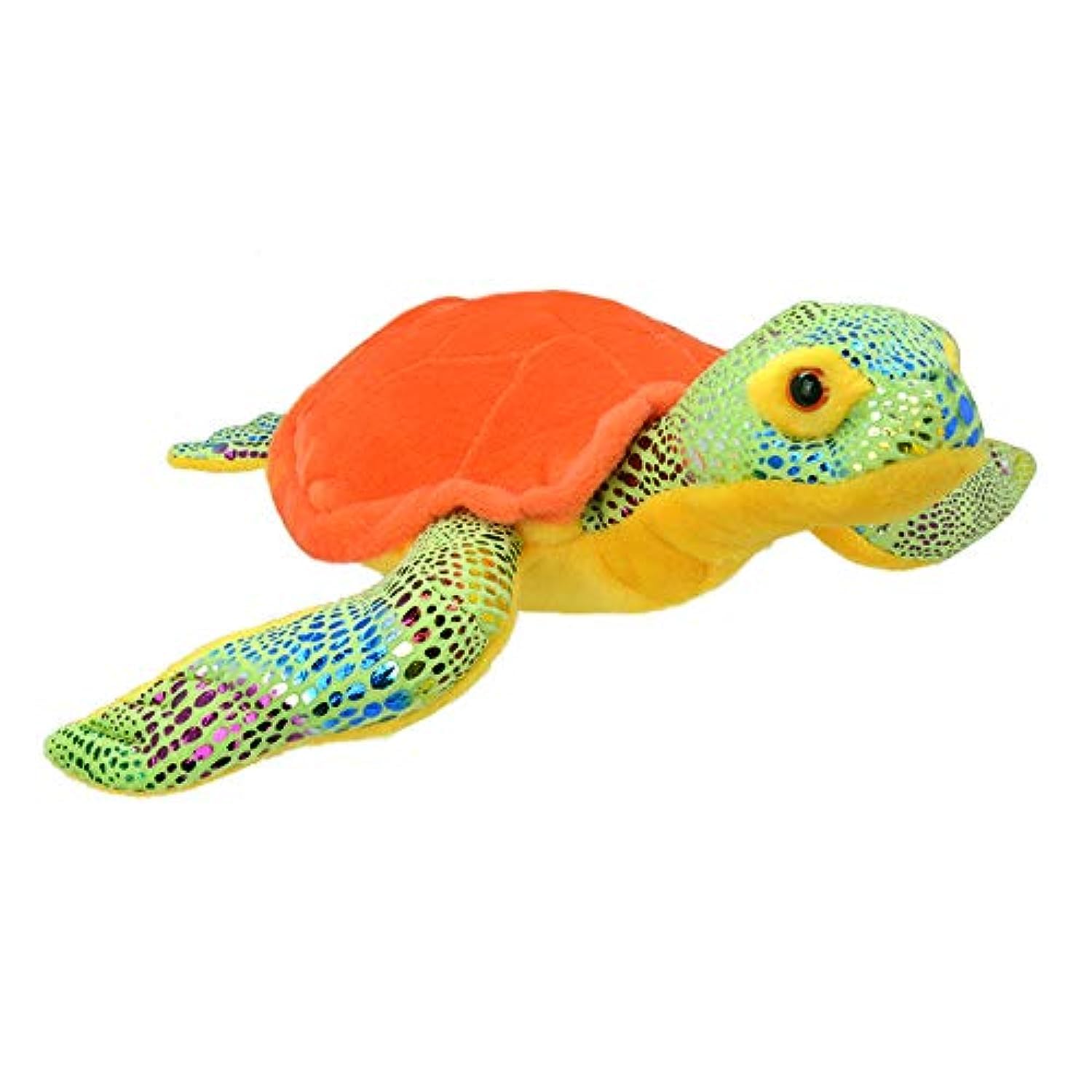 26 cm All About Nature Sea Turtle Plush (Orange)