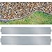 Produktbild Lospitch Rasenkante Metall 5m Beeteinfassung Verzinkt 100x15cm Beetumrandung Mähkante Metall Palisade als Wurzelsperre, Profilkante