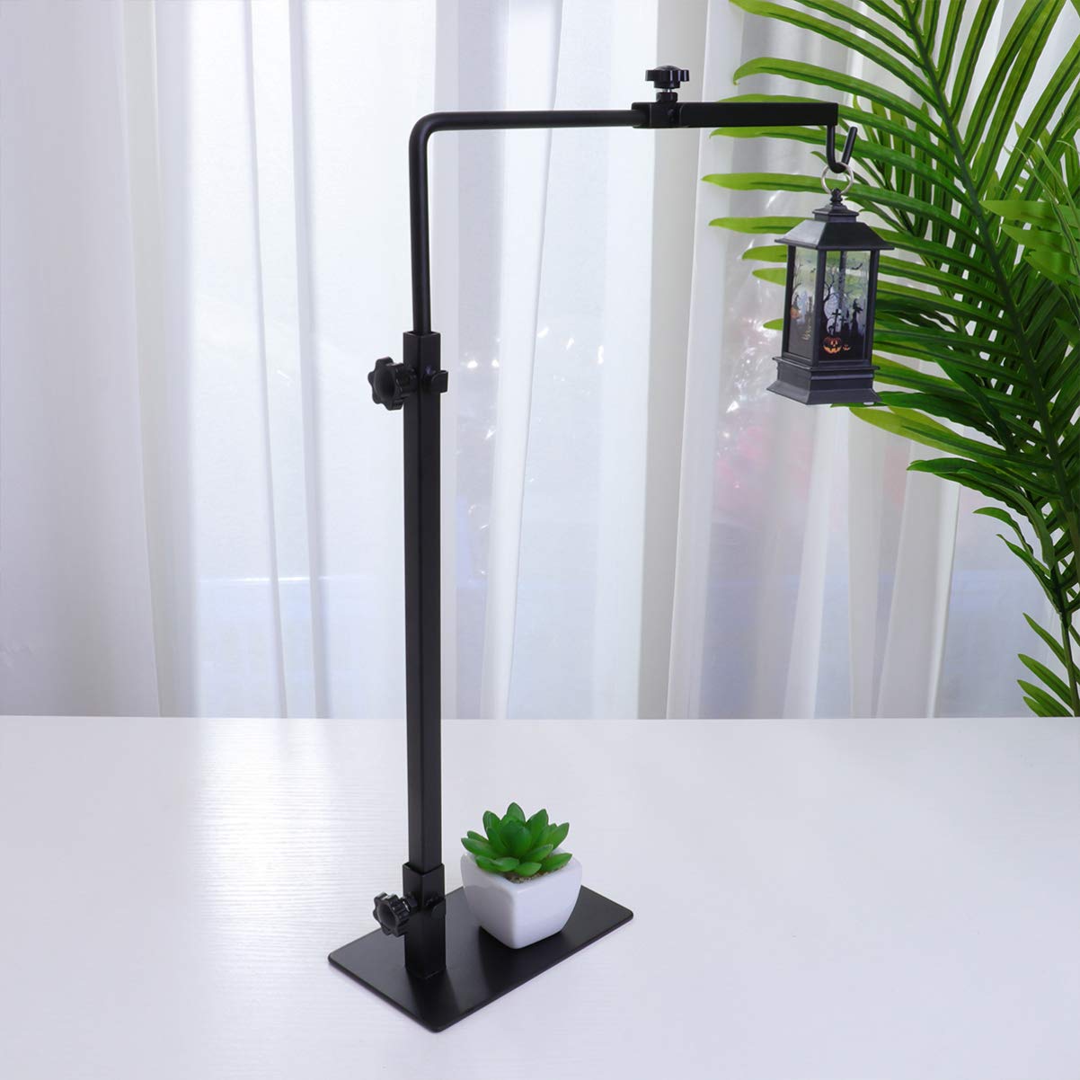 Happyyami Stojak Lampy Do Opalania Dla Zwierząt Stojak Do Suszenia Dla Żółwi Jasne Światło Solidna Konstrukcja