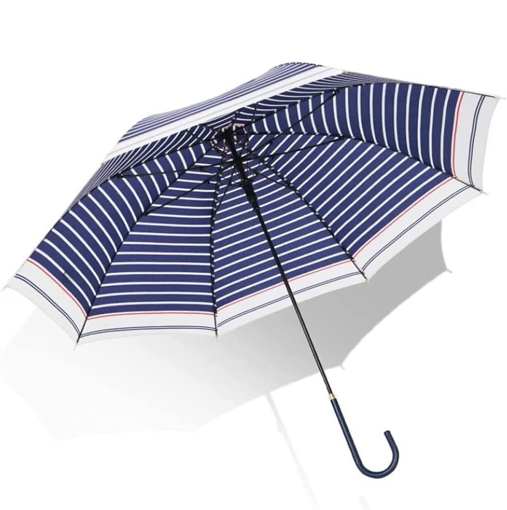 Parasol Podróżny Parasol Golfowy Parasol Odporny Na Słońce I Deszcz Przenośny Automatyczny Otwarty Baldachim Wentylowany Parasol Z Trzciny Cukrowej Odporny na Burzę (Color : Blue)