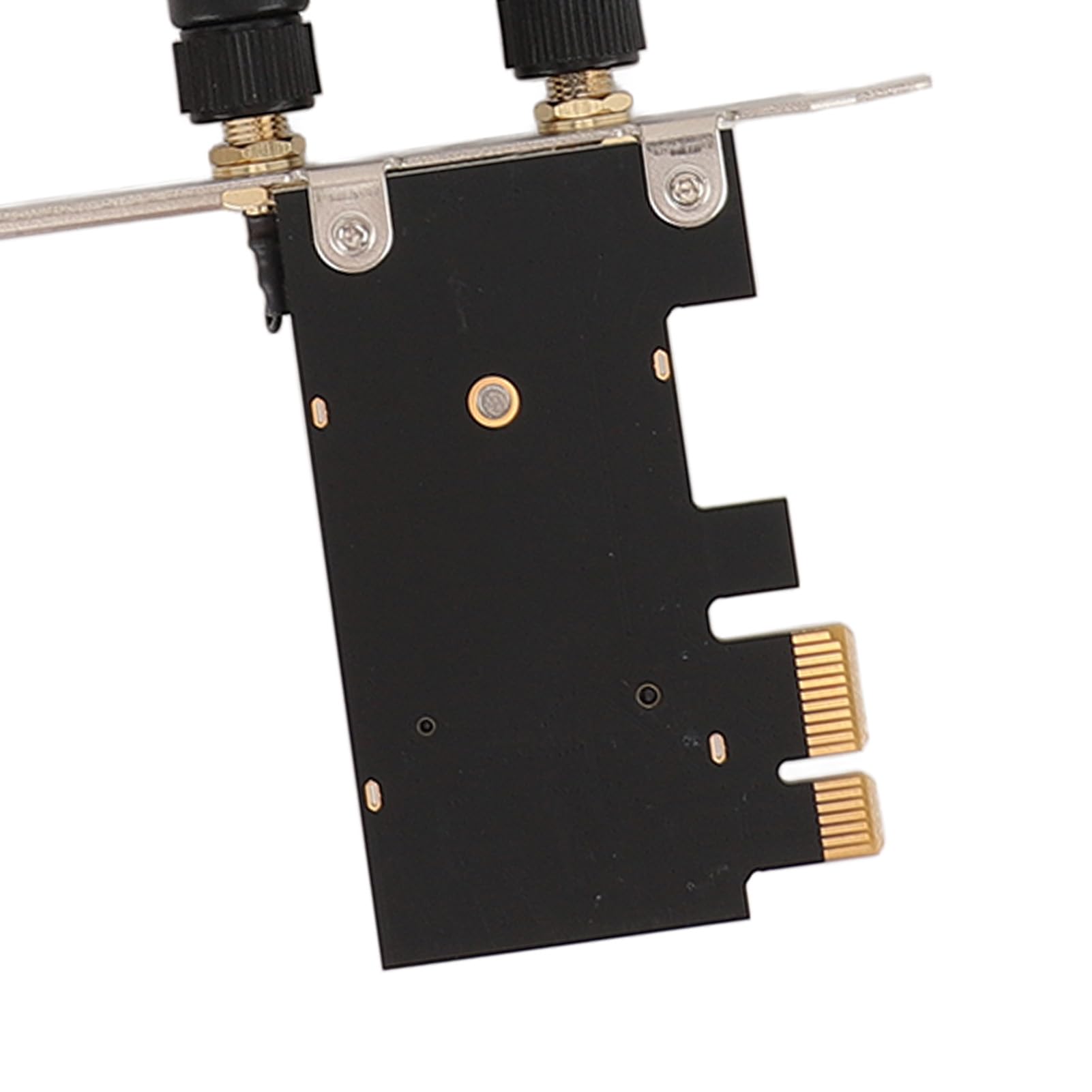 Fockety Scheda di Rete Wireless, Chip MT7925 con Interfaccia PCIEx1 velocità 5400Mbps, Adattatore Bluetooth 5.3 con Doppia Antenna per Laptop Desktop da Ufficio