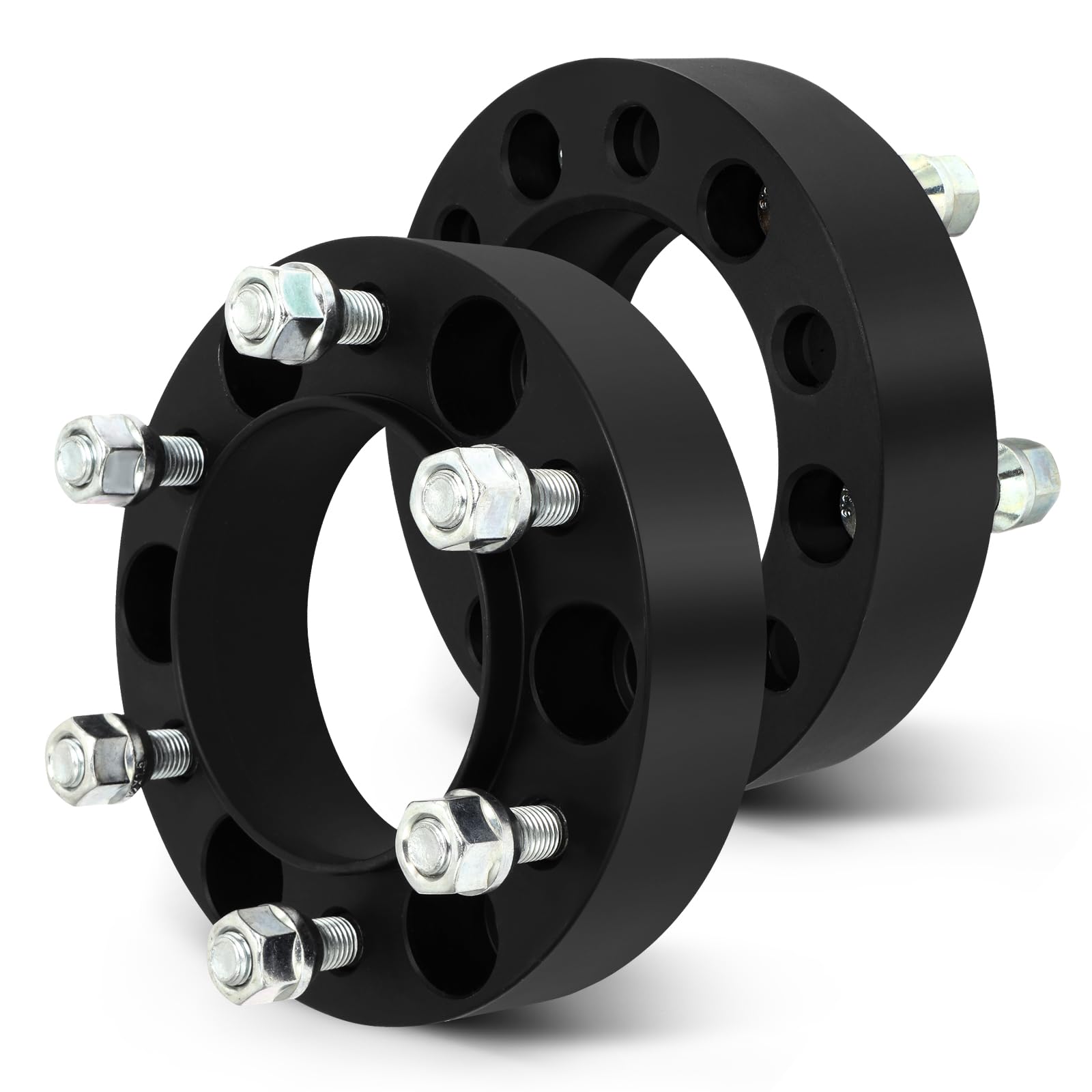 SCITOO 2Pcs 6x5.5 Wheel Spacers 1.5 inch for Toyota Black Wheel Adapters