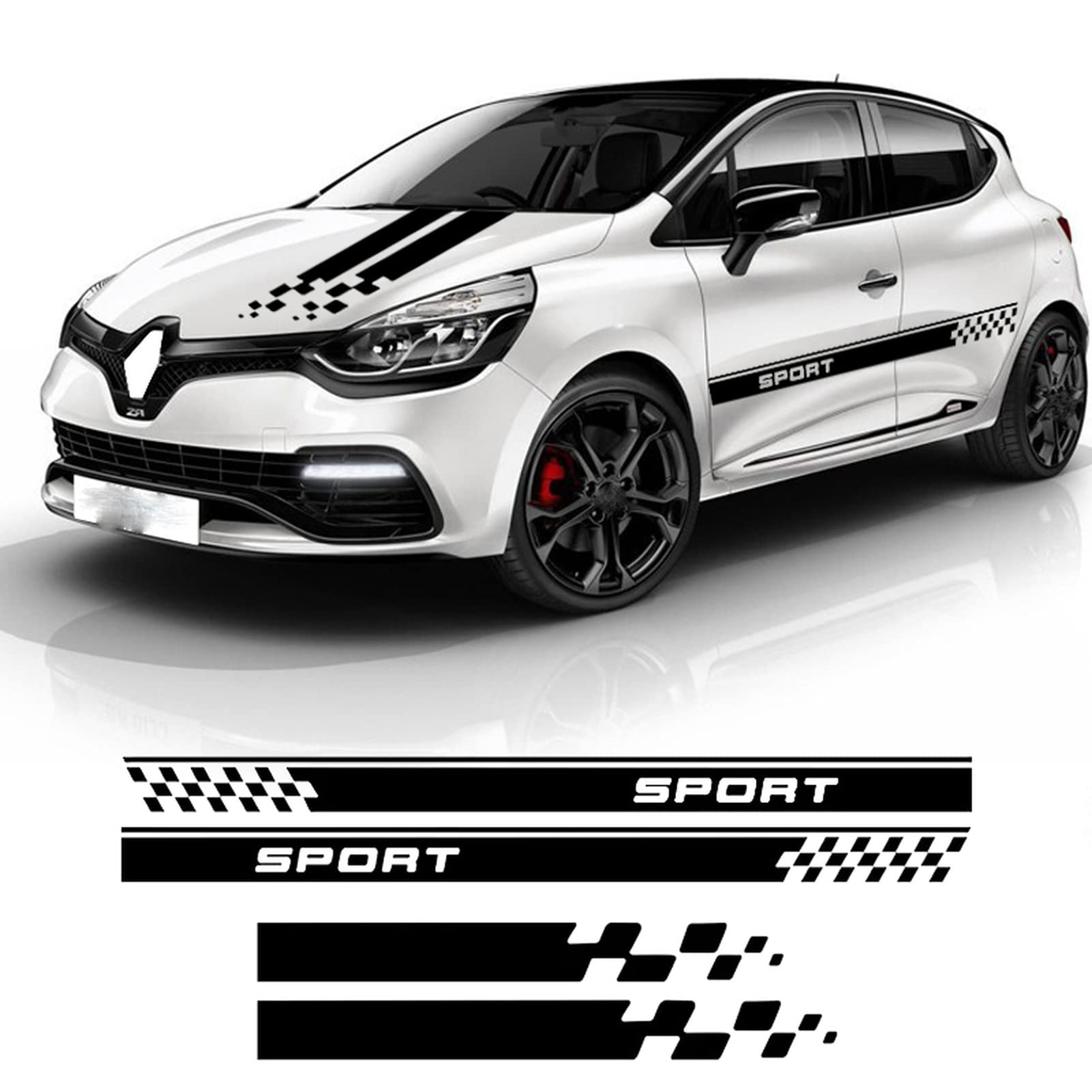 2 Adesivi Emblema Renault 14 Mm Con Protezione Silicone - Decorazione Auto - Foto 9