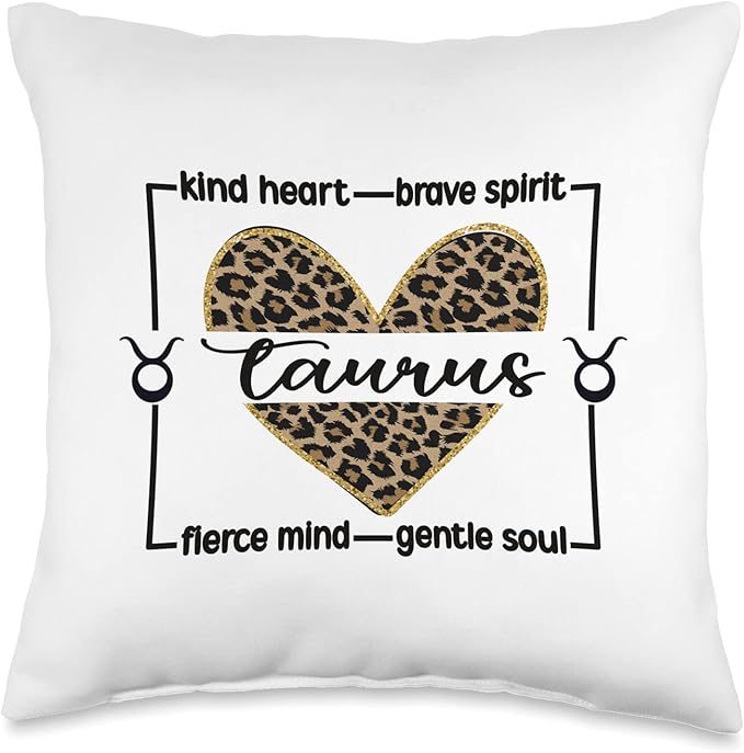 Taurus Zodiac Sign Taurus Horoscope Astrology Throw Pillow