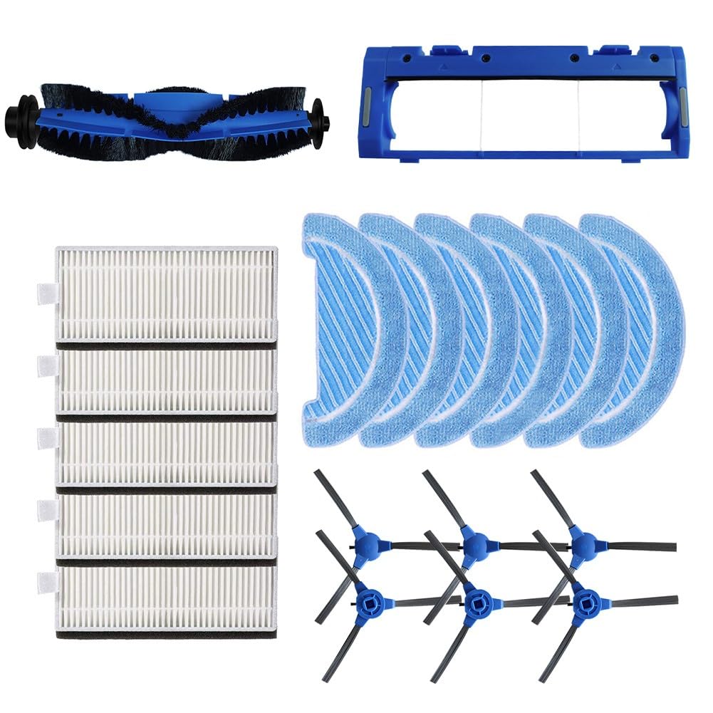 Cepillo principal de repuesto, cepillos laterales y filtros para robot aspirador Cecotec Conga 990 Vital y 999 Vital