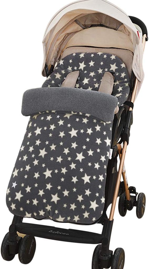 Baby Envelope Blanket Dreamland Sleep Sack Baby Winter Warm Seat Toddler Stroller Sleeping Bag Star Pattern Polar Fleece Bunting Windproof Blanket