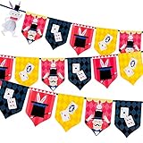 Talking Tables Magic Party Hanging Bunting Banner for a Birthday Party, Multicolor
