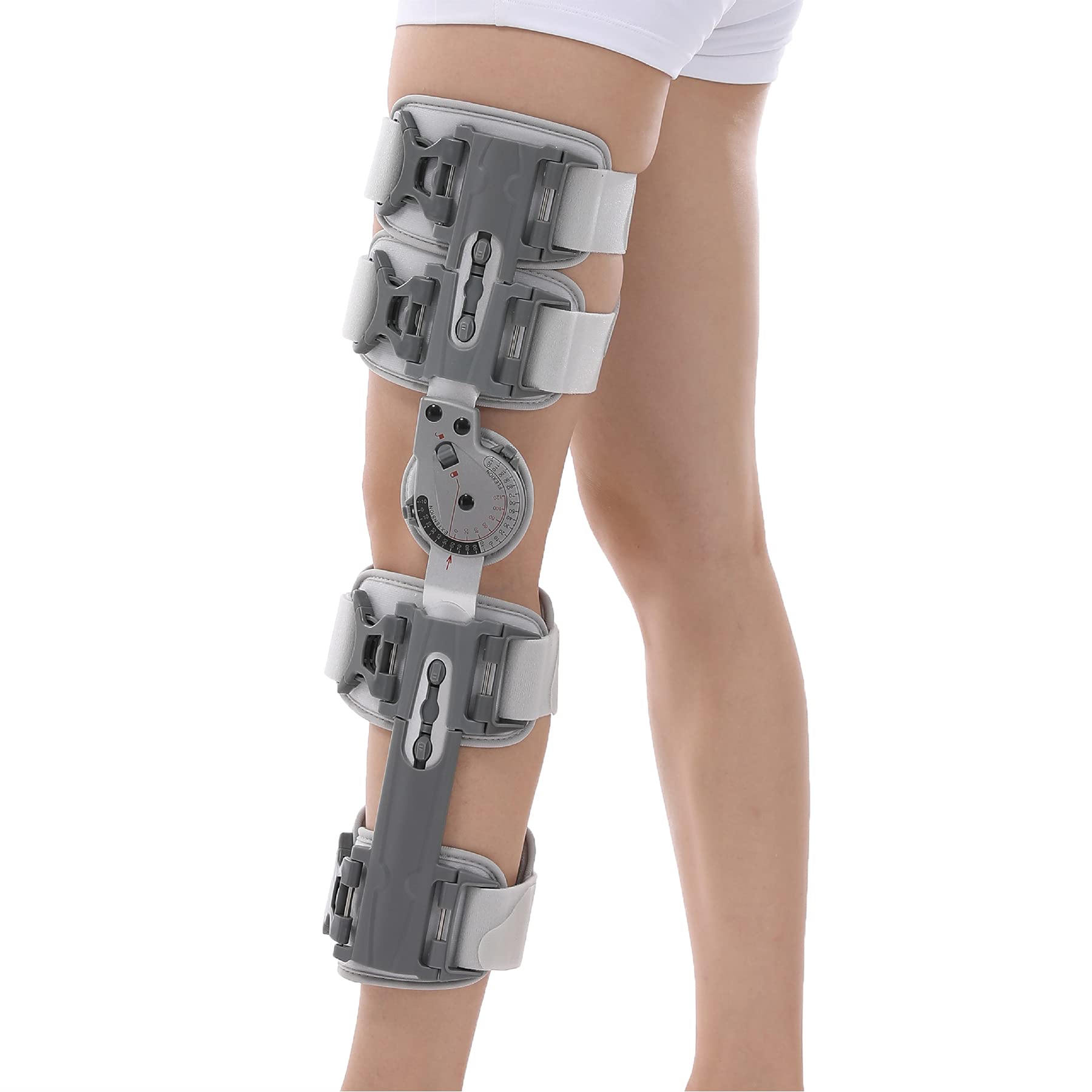 Orteza na kolano z zawiasem ROM Post-Op zawiasowy immobilizer naprawa stabilizacja ACL MCL i PCL Ochrona przed urazami i regeneracja obciążenia lewa noga prawa noga