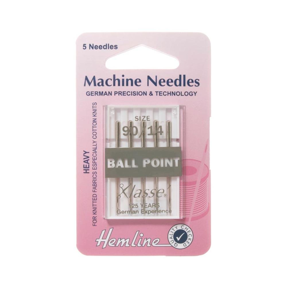 Hemline Sewing Machine Needles X 5/6/10. Ballpoint, Stretch, Universal, Jeans, Quilt. Size 6