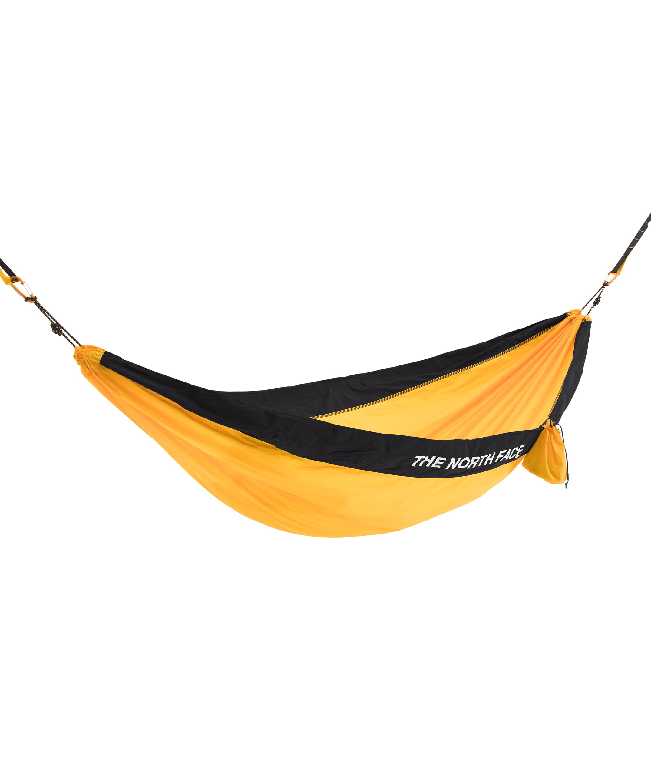 The North Face Wawona Camp Hammock | Includes Carabiners & Tree Straps for Easy Setup, Storage Bag Doubles as Pocket, Light & Packable, Summit Gold/TNF Black, One Size