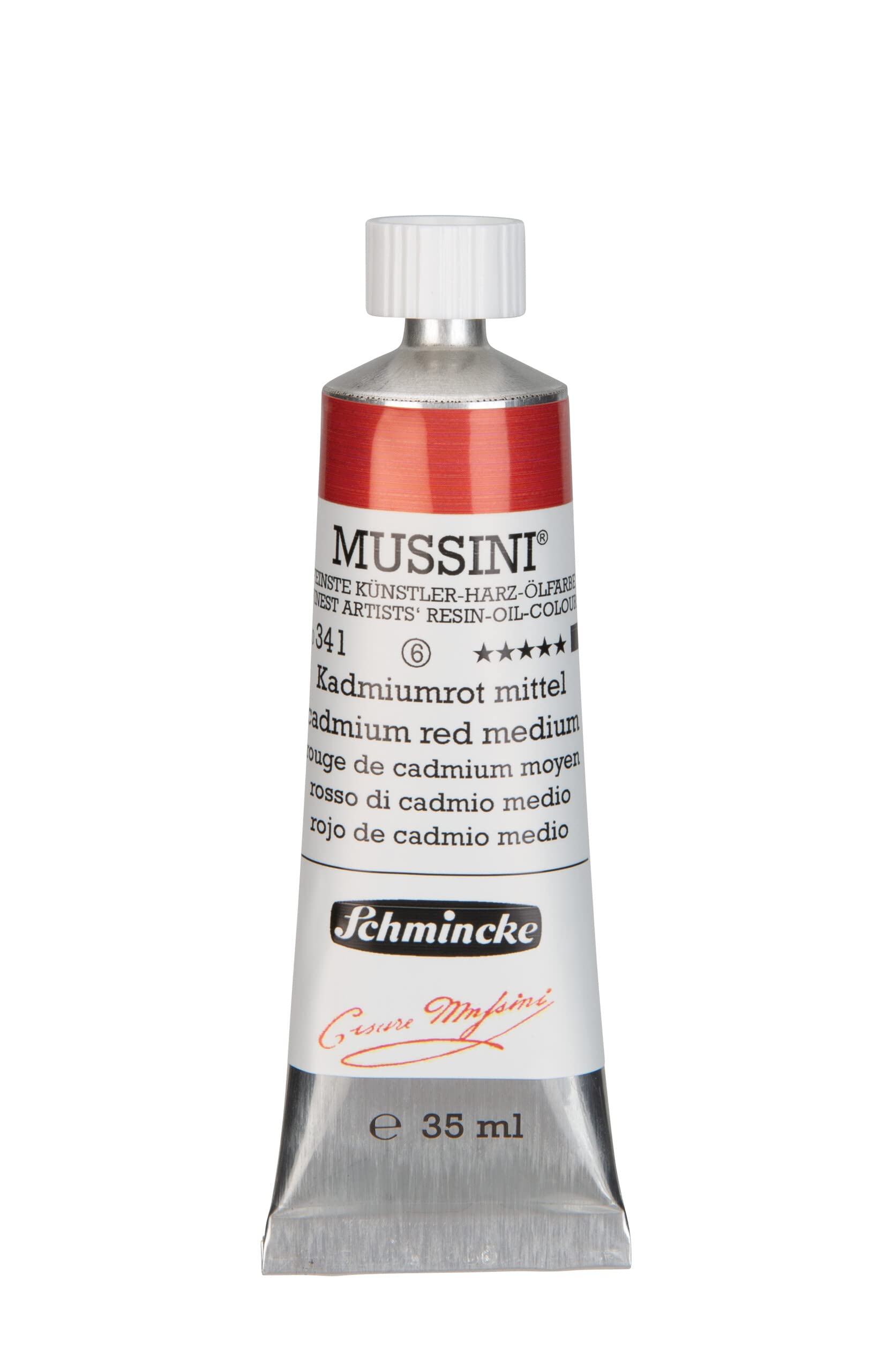 Schmincke Farba olejna Mussini - 341, Cadmium Red Medium, 35 ml
