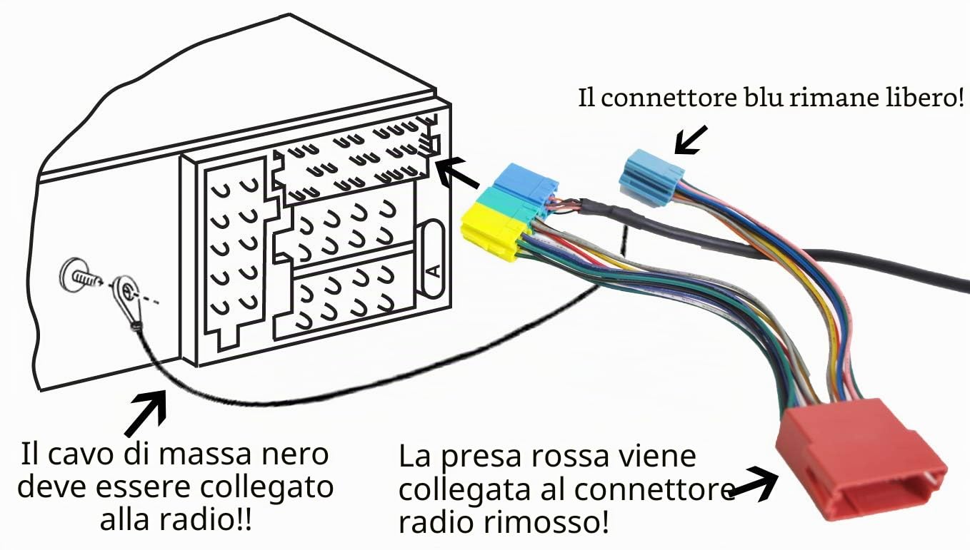 BlueMusic Bluetooth Audio Vivavoce 8pin compatibile con AUDI Chorus 2 Concert Symphony 1/2 Navigation Plus 1/2 RNS-D - VW MCD MFD Gamma 5 - SKODA DX MFD1 Symphony - SEAT Alana Liceo Lena Scala