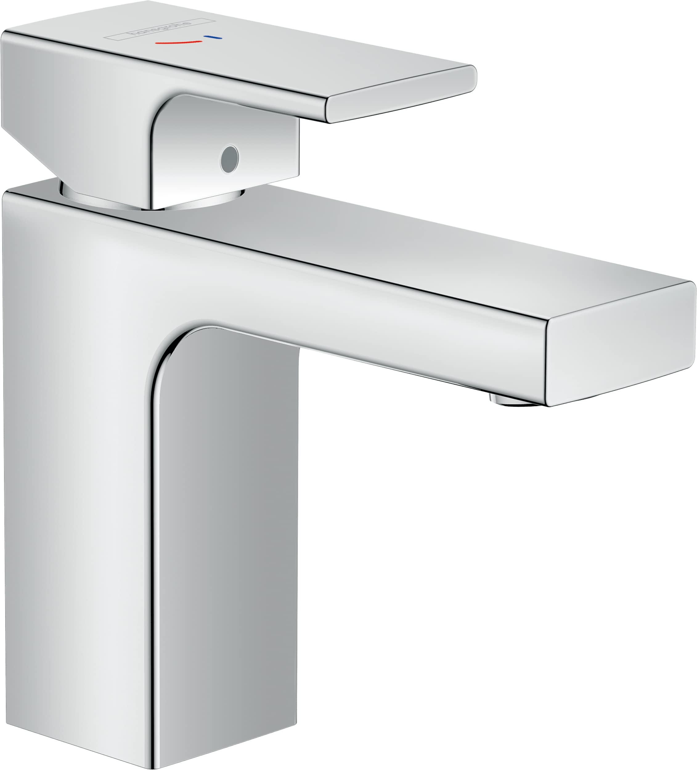 hansgrohe Vernis Shape Basin Mixer Tap 100 Energy-Saving with pop-up waste set, chrome, 71594000