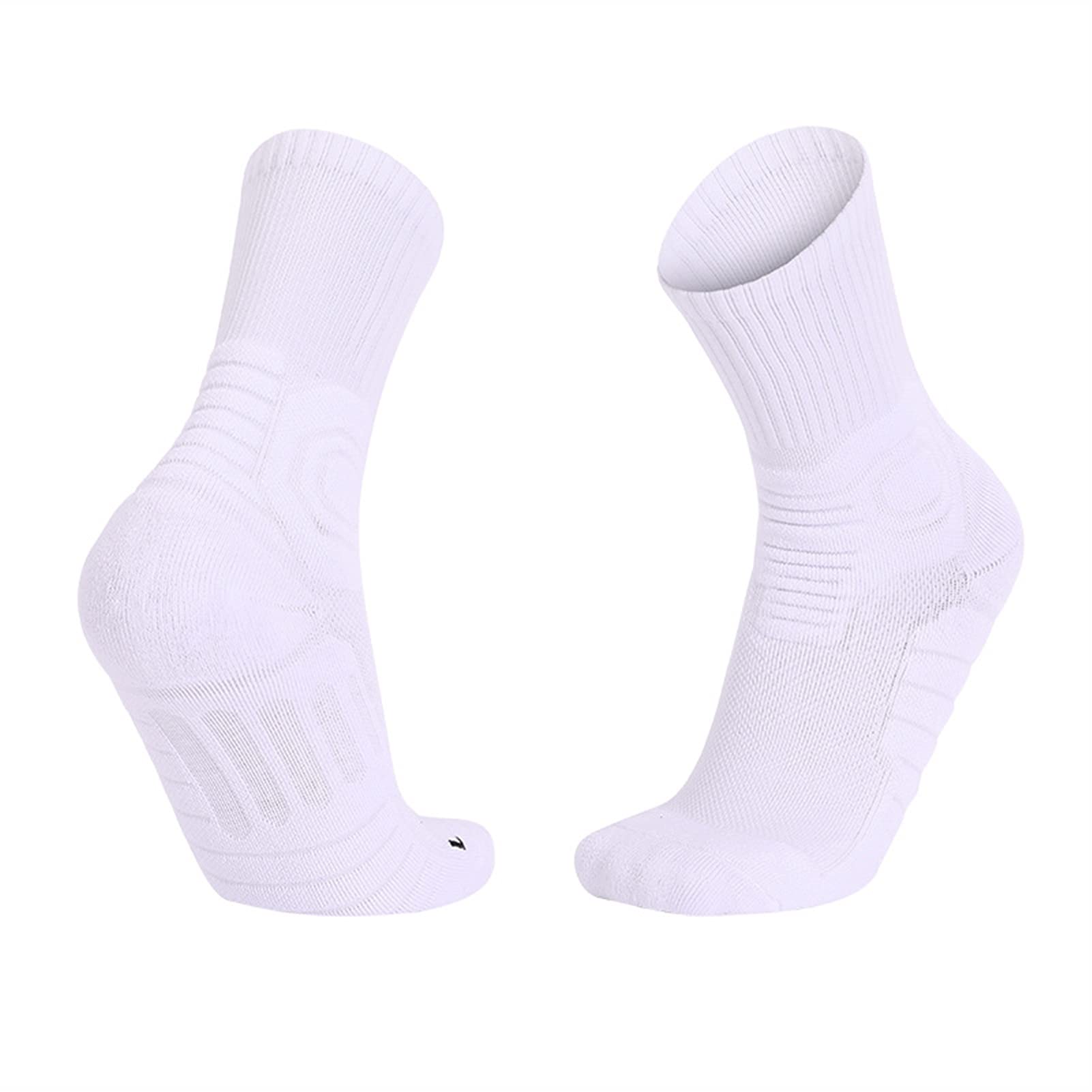 Solicitos de Ciclismo sin Fisuras Antideslizantes Soporte de compresión Transpirable Bicicleta Correr Calcetines al Aire Libre Calcetines de Baloncesto