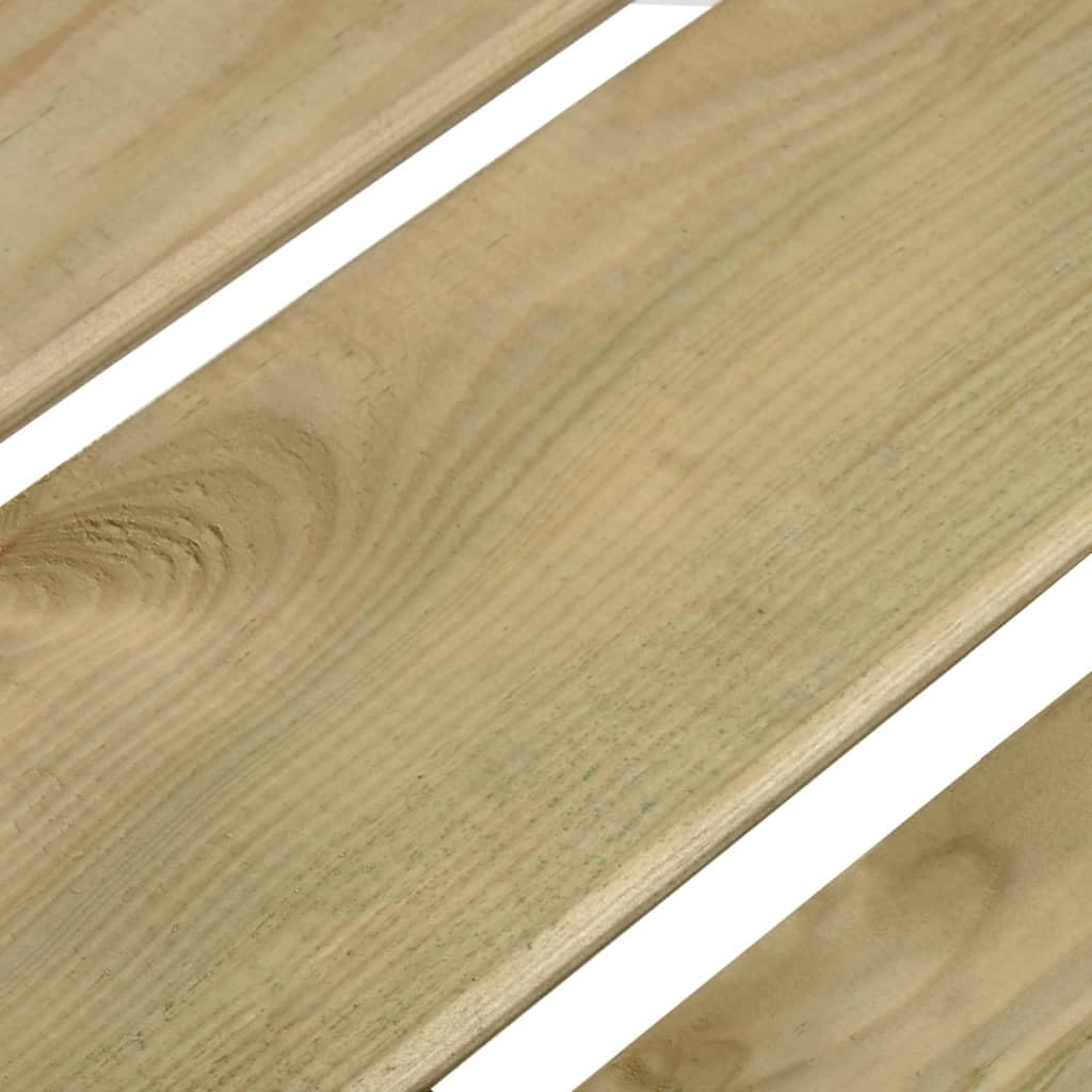 Fengshui Ławka ogrodowa, 121 cm, impregnowane drewno sosnowe