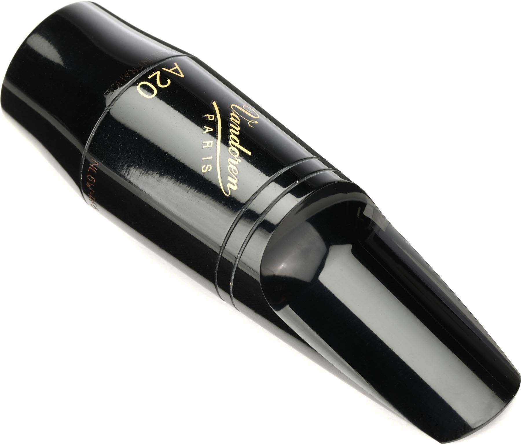 SM412 V5 A20 Alto Saxophone Mouthpiece (Black Ebonite)