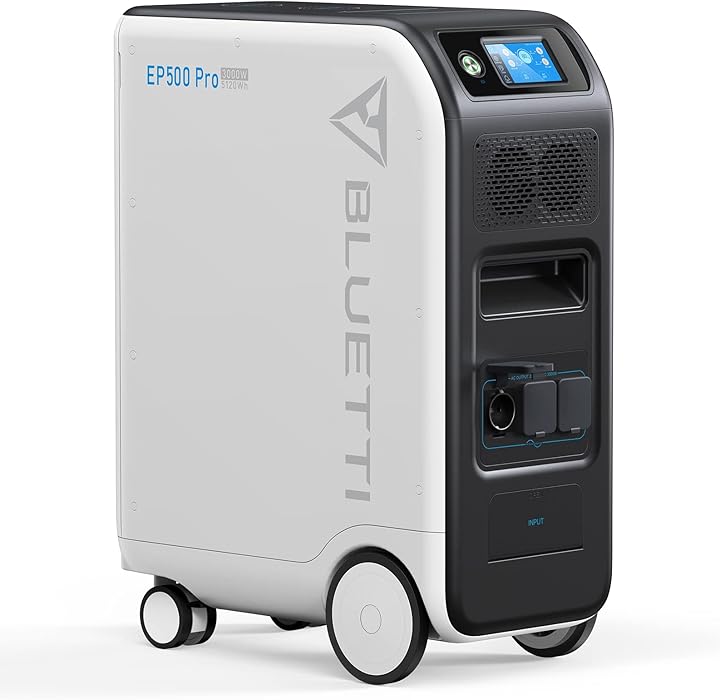 Bluetti solare centrale elettrica ep500pro 5100wh lifepo4 batteria