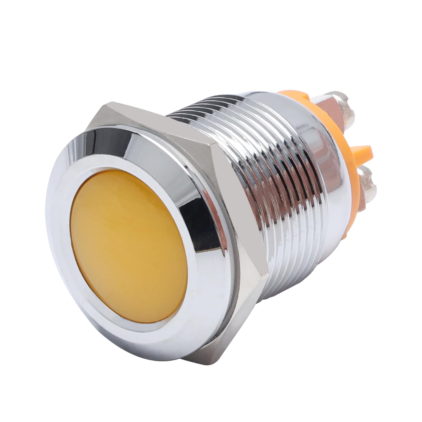 APIELE 19mm Waterproof LED Indicator Light - 12V AC/DC, Red, Metal Housing, For Car Truck Boat Dash - View #11
