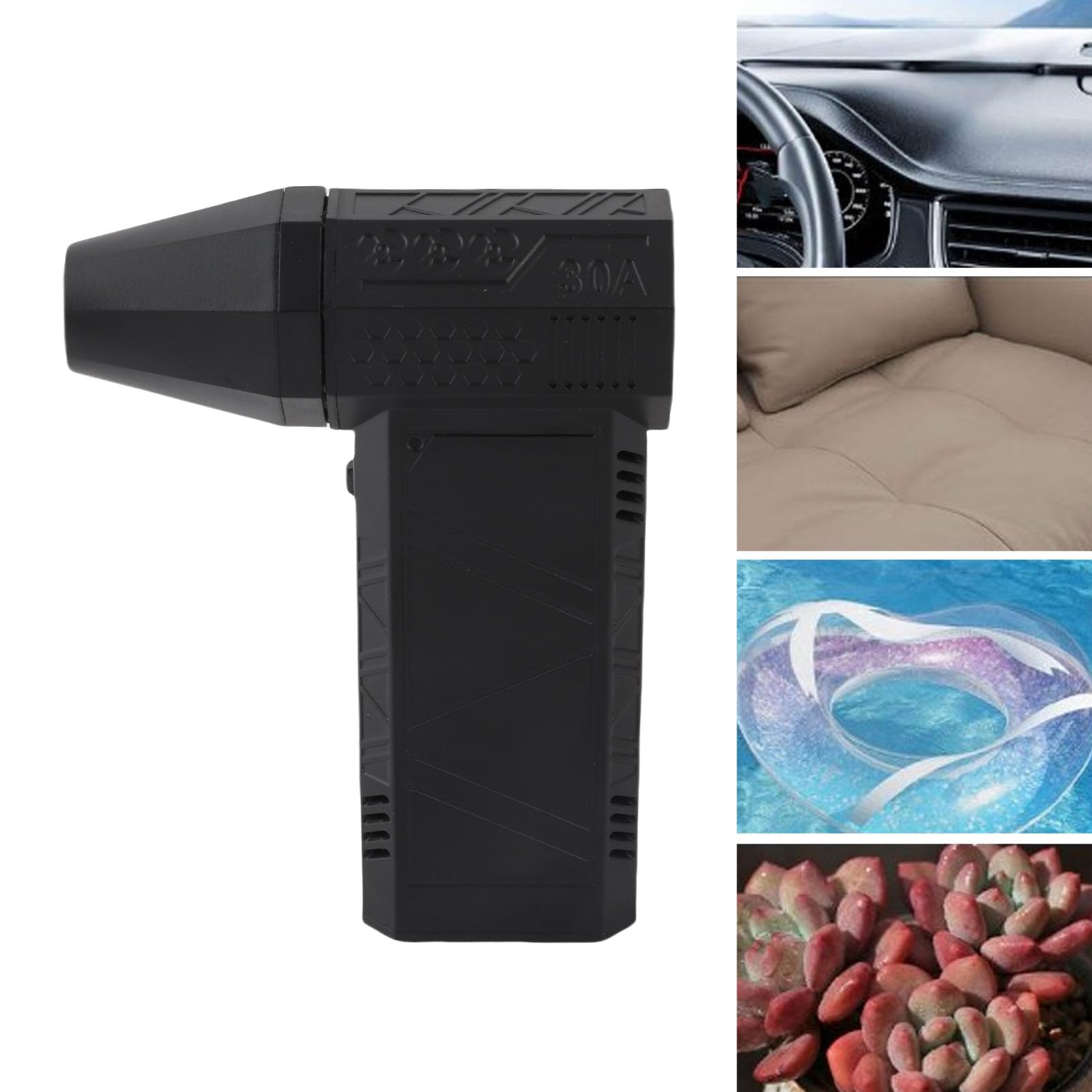 TOPINCN Elektryczny atomizer powietrza 200W Mini dmuchawa strumieniowa z akumulatorem 130000 obr./min dmuchawa sucha do samochodu klawiatura komputerowa