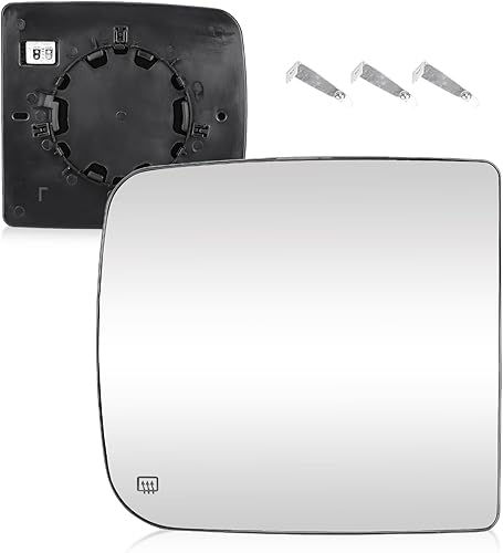 Espejo de remolque superior del lado izquierdo del conductor con calefacción para Dodge Ram 1500 2009-2019, Dodge Ram 1500 Classic 2019-2020, Dodge