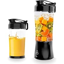 Portable Smoothie Blender,Cordless Blender Bottle Electric,24oz. Vessel,USB-C Rechargeable portable juicer, Electric Protein Shaker Bottles with Leakproof Lid, Ideal for Shakes and Frozen Drinks