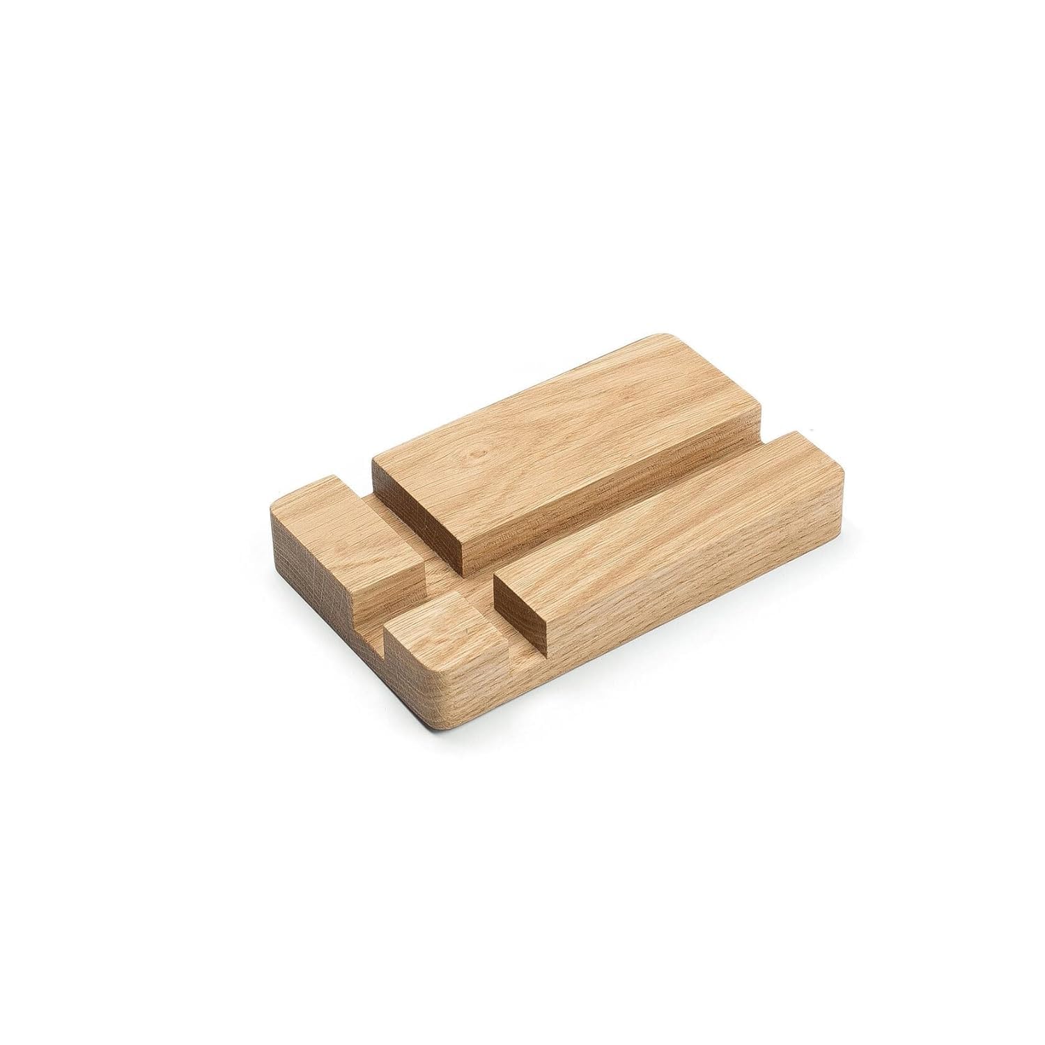 Wooden Laptop Stand for Desk Adjustable Mobile Phone Holder Foldable Tablet Stand Portable Wood Docking Station Desktop Organizer for Office Home (Mobile Stand)-image-32