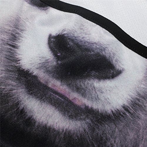 Image of WTACTFUL 3D Animal Ears Balaclava, Breathable Face Mask for Halloween
