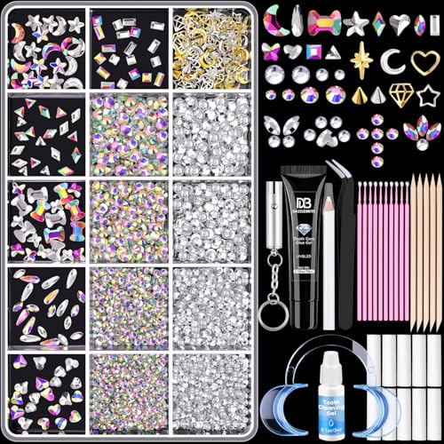 DAZZLEBRITE Tooth Gem Kit Bedazzling Crystals Tooth Gems Kits for Teeth