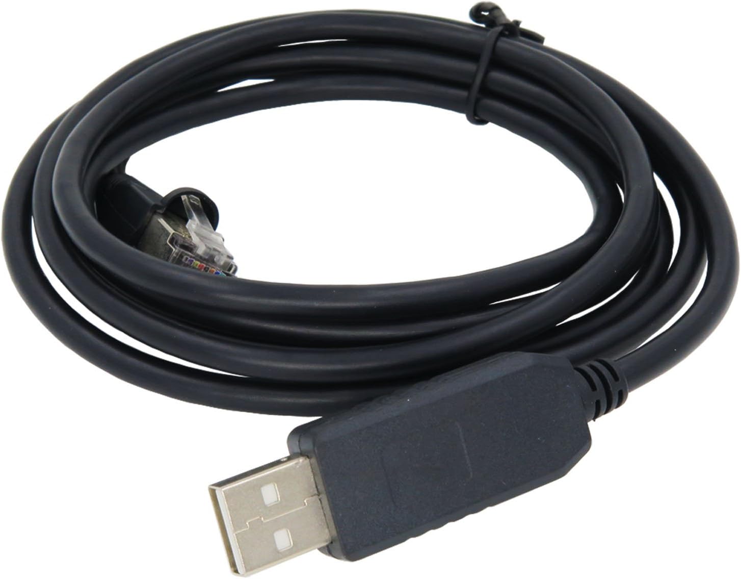 EDIMS Black 6 FT FTDI FT232R&ZT213 Chip USB RJ45 Console Cable for Cisco Routers