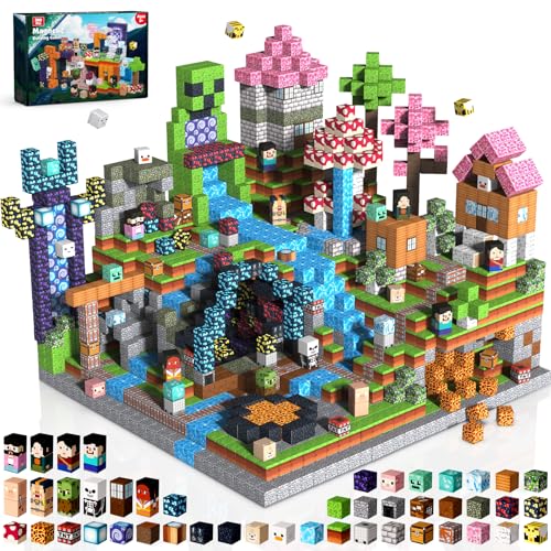 Magneverse Construction Magnetique Enfant 300 Pièces - Thème Aventure - Construis et Vis des Missions Imaginatives en Équipe, Jeu de Construction Éducatif...
