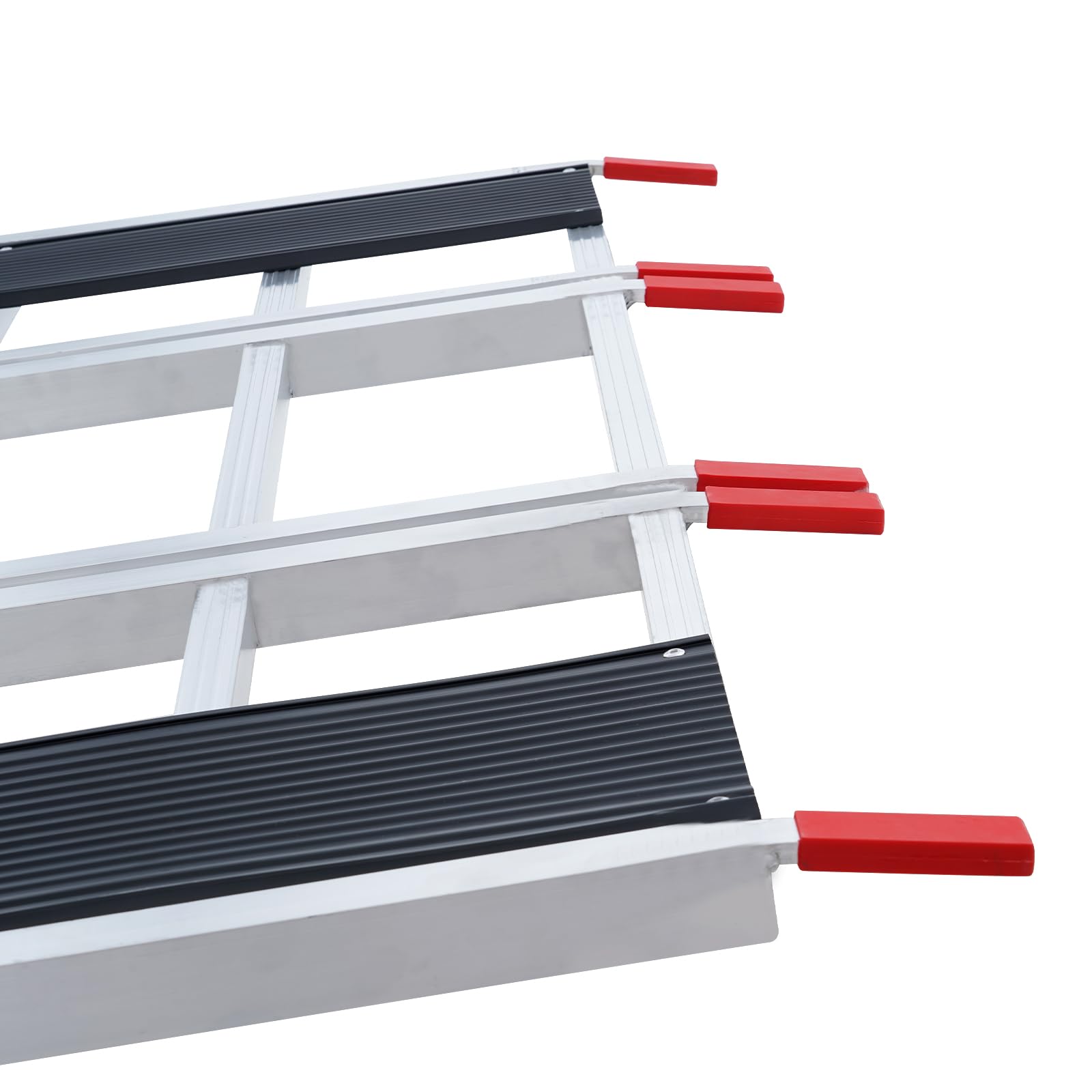 VEVOR Rampe in Alluminio Pieghevoli 216x137,5 cm, Rampa di Carico Capacità 680,4kg, Rampa di Accesso per Moto, Fuoristrada, Rimorchio, ATV, UTV, Trattore, 3 Pezzi, Rampa 3 Pezzi per Trasporto
