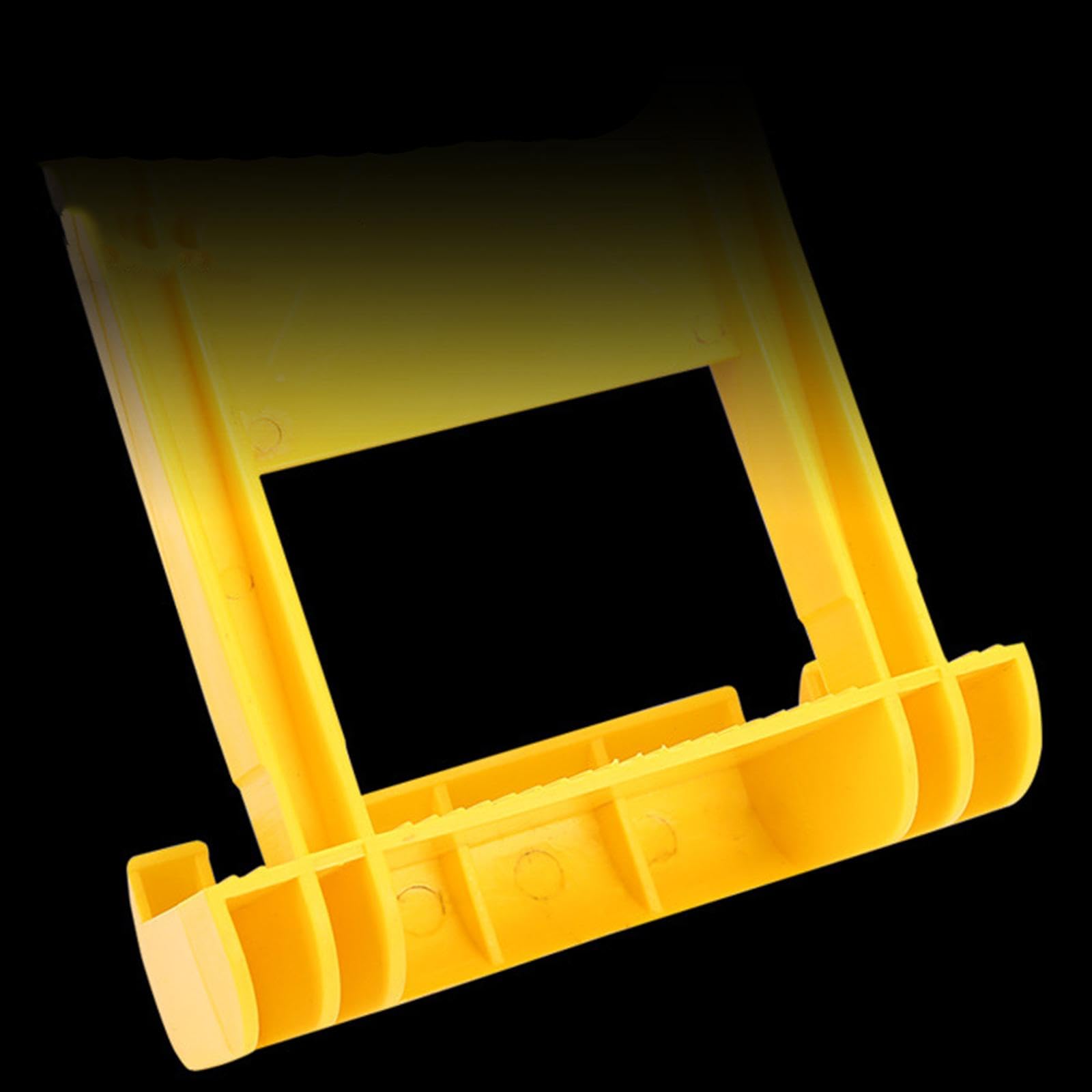 F Fityle Support de panneau de contreplaqué, lève-planche en bois, poignée, pince de chargement de panneau antidérapante pour panneaux de verre en contreplaqué, jaune