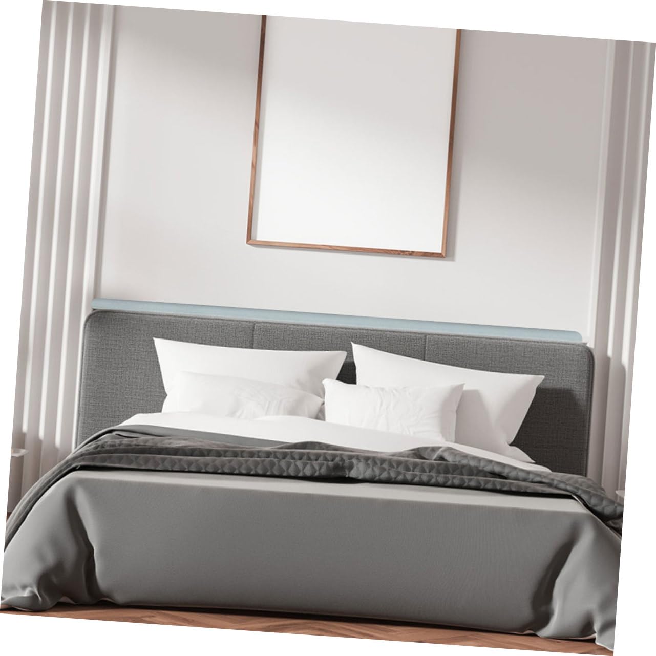 Levemolo 2pcs Bed Wedge Pillow for Gap Filling Between Mattress and Headboard Space Filler for Home and Dormitory Prevents Items from Falling Through Gaps