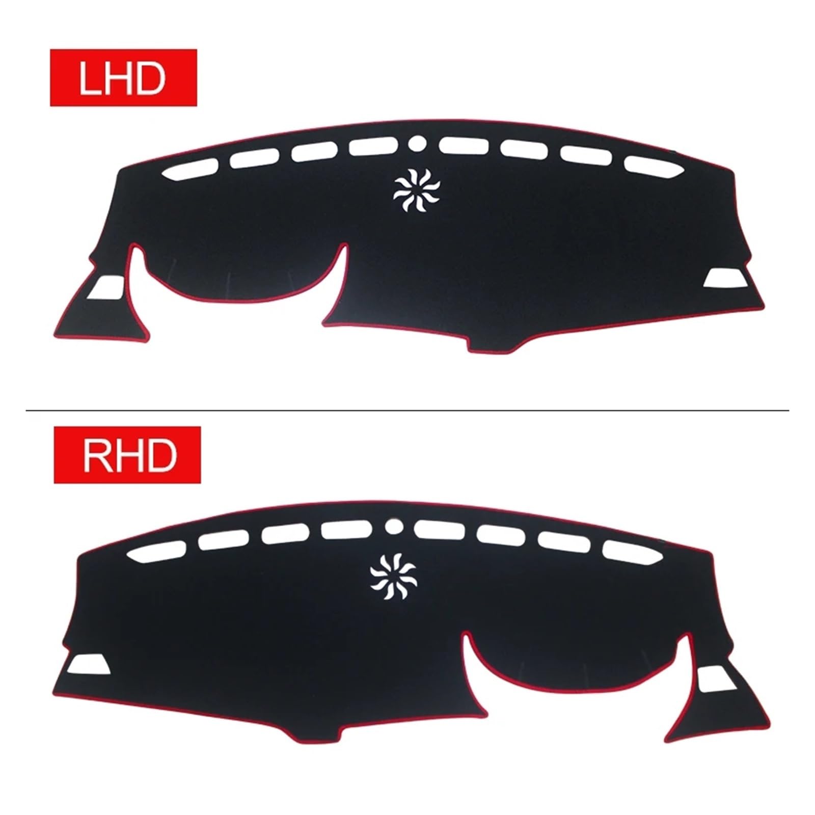 Auto Dashboard Cover Per Peugeot 3008 5008 GT Hybrid 2016 2017 2018 2019 2020 2021 2022 2023 Tappetino Parasole Cruscotto Auto Accessori Cruscotto Cover Pad(LHD Black side)