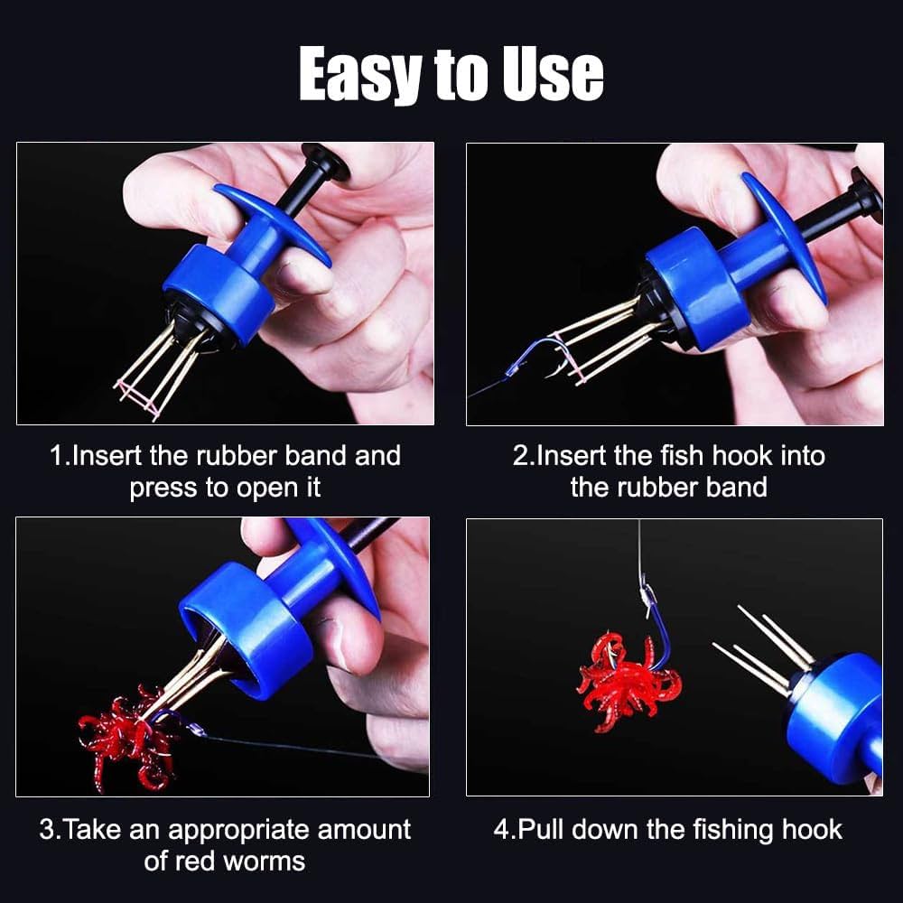 Pellet Banders, 2PCS Copper Bait Bands With 20000 Rubber Rings