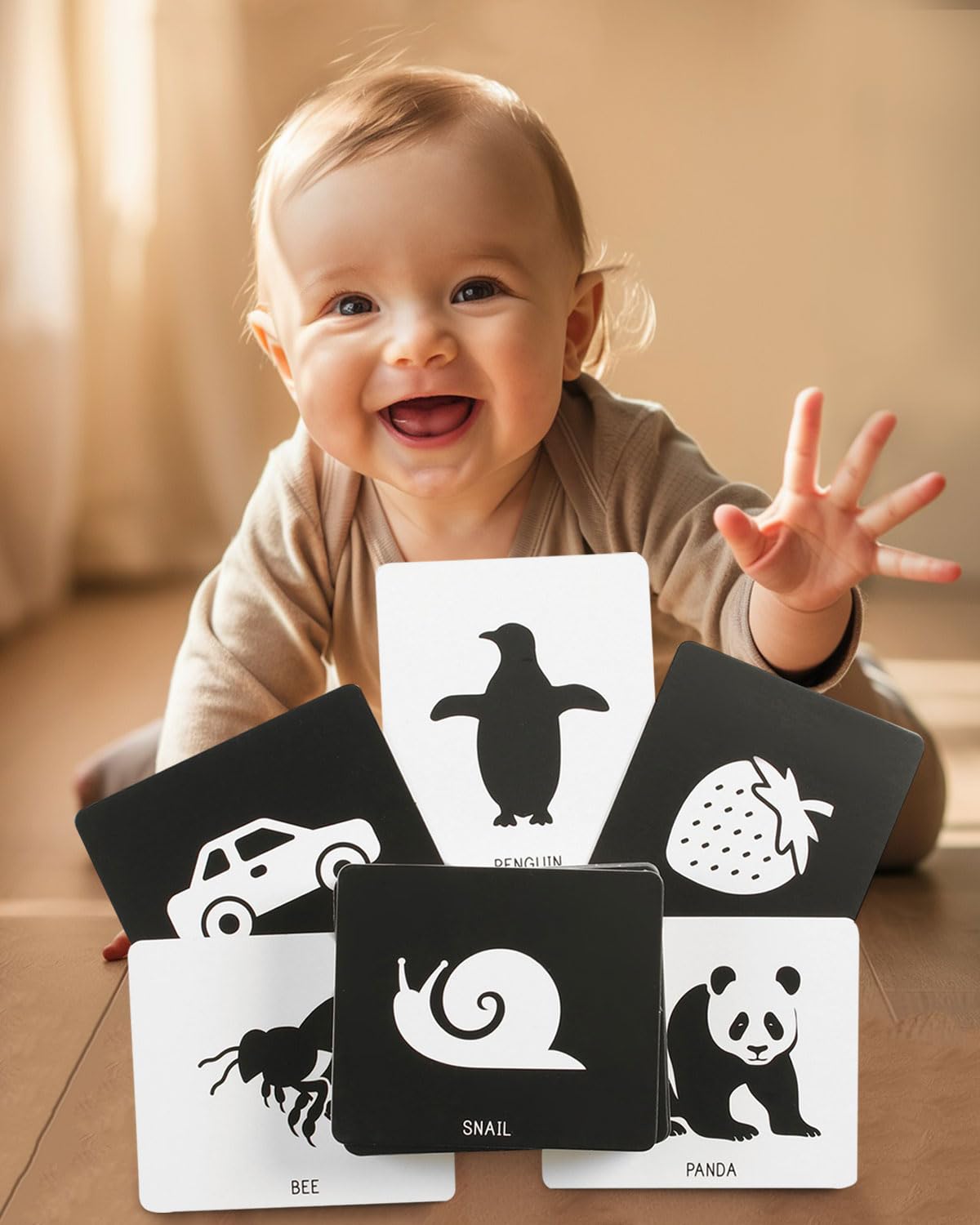 See full amazon price history chart for Play Nation Newborn & Infants High Contrast Premium Flash Cards | 30 Black & White Cards | Fun & Easy Learning Way for Babies | Best Birthday Gift for Babies | 0-12 Months | BIS Certified Play Nation Newborn & Infants High Contrast Premium Flash Cards | 30 Black & White Cards | Fun & Easy Learning Way for Babies | Best Birthday Gift for Babies | 0-12 Months | BIS Certified (B0D5RGQBBF) Amazon Price History, Amazon Price Tracker