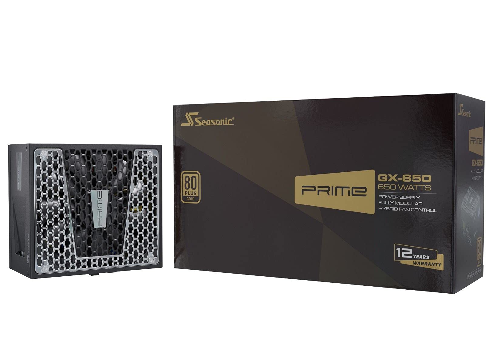 Seasonic Prime GX-650 Vollmodulares PC-Netzteil 80PLUS Gold 650 Watt 80 Plus Gold