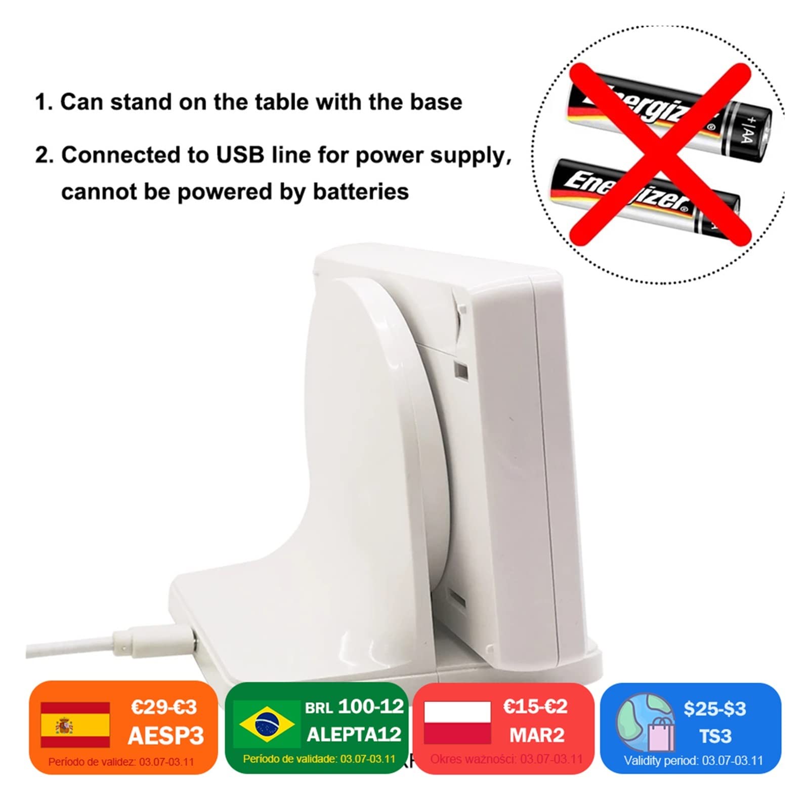 Inteligentny termostat, 30. 6rf. Termostat bezprzewodowy WIFI Smart Temperature Controller Thermostato do kotła gazowego współpracuje z Alexa Google Home(BOT306RF-WIFI)