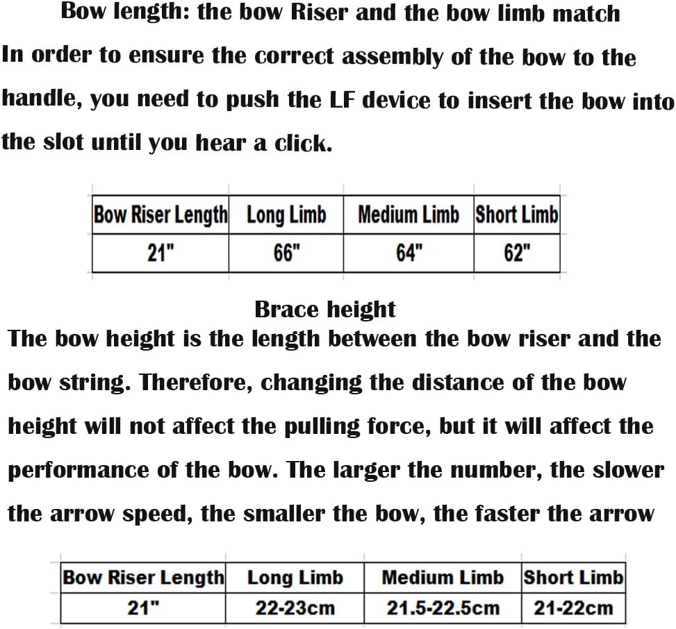 17" 19" 21" ILF Recurve Bow Riser Aluminum CNC Milling Recurve Bow Riser Targeting Takedown Recurve Bow Riser Right Handed ILF Device for Archery Bow Targeting