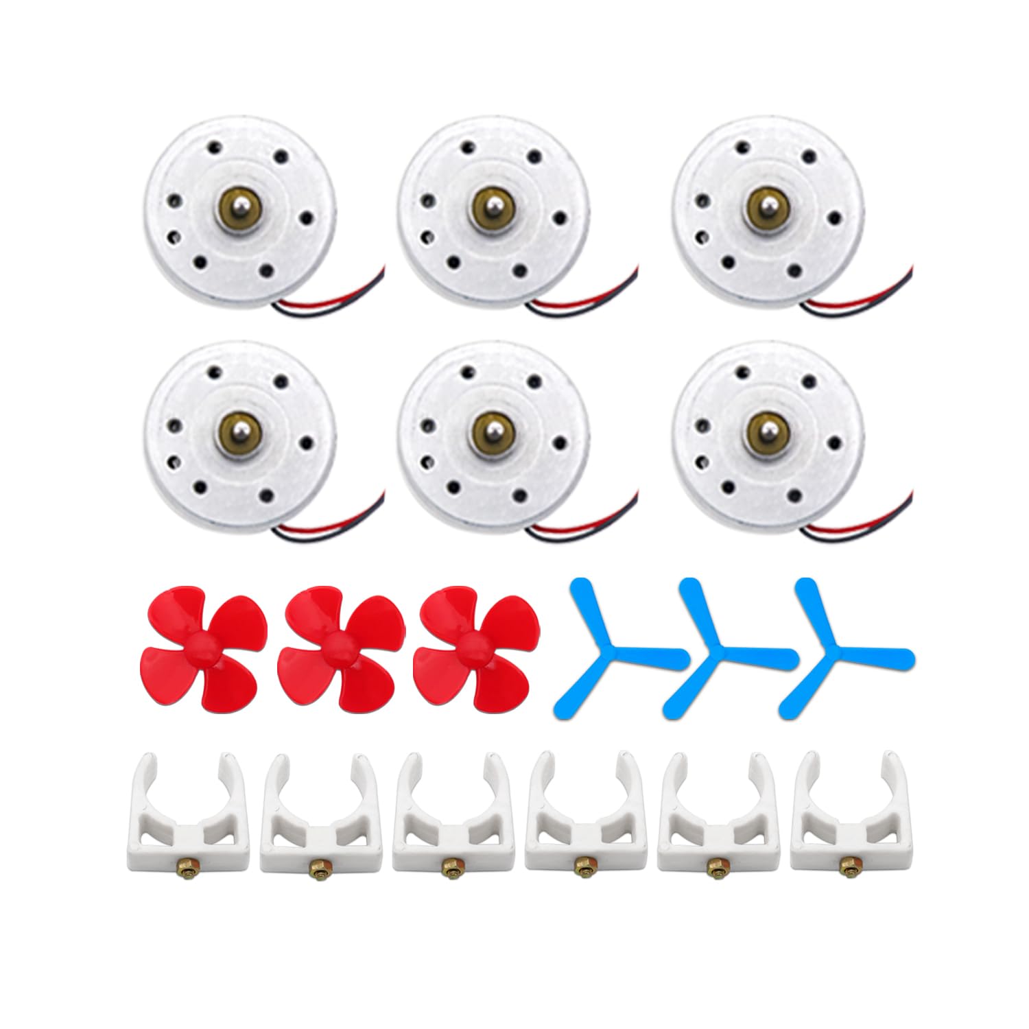 Electronic Spices ELECTRONIC COMPONENT - Mini Generator Motors 4V-12V DC Motor with Fan Leaf and Plastic Motor Holder for DIY Educational Physics Experiment (B0CS3MFFJV) Amazon Price History, Amazon Price Tracker