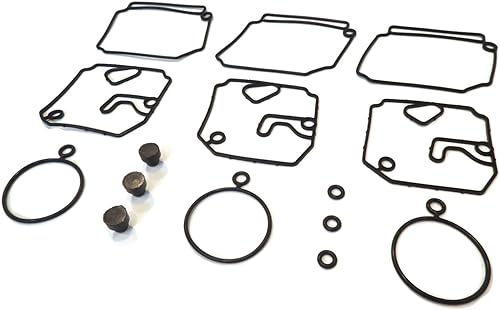 Miniatura 4 de The ROP Shop | Kit de reparación de carburador para fueraborda Yamaha 50HP 50TLR, 50TLRV, 50TLR, 50TLRA