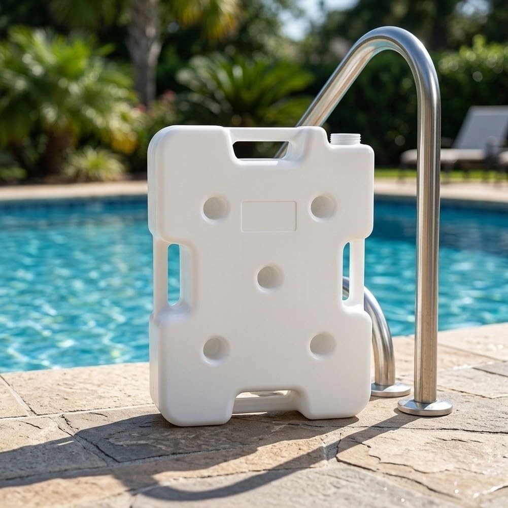 Lest de pour sable pour Échelle de Piscine HDPE Réutilisable