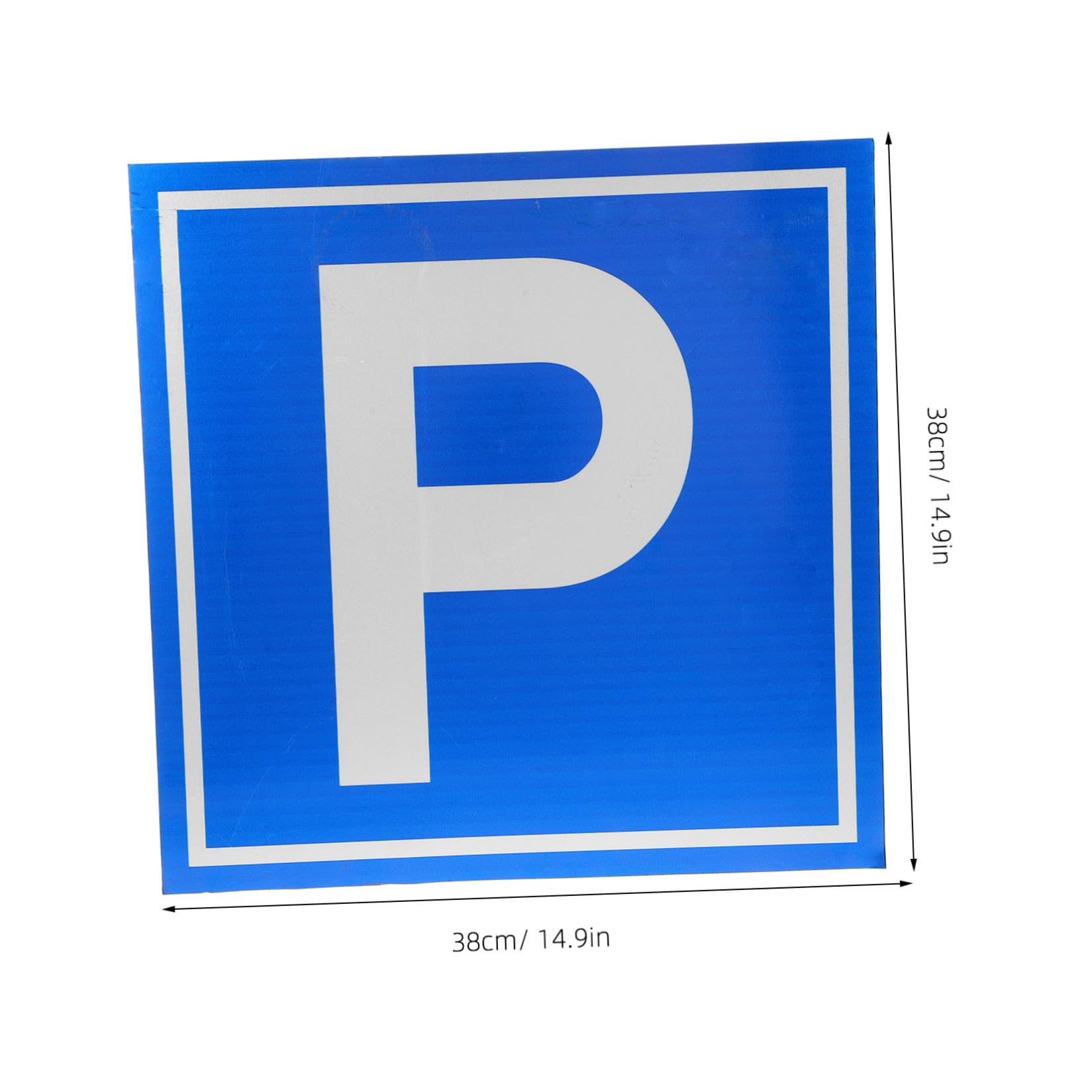 ABOOFAN Cartello Segnale Parcheggio Simbolo P in Lega di Alluminio Blu, Visibilità Elevata per Parcheggi e Luoghi Segnaletica Chiara