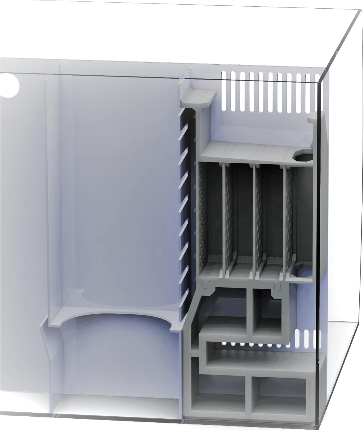 4-Stage Media Basket for Fluval Flex 9 Gallon Aquarium Filtration Chamber One