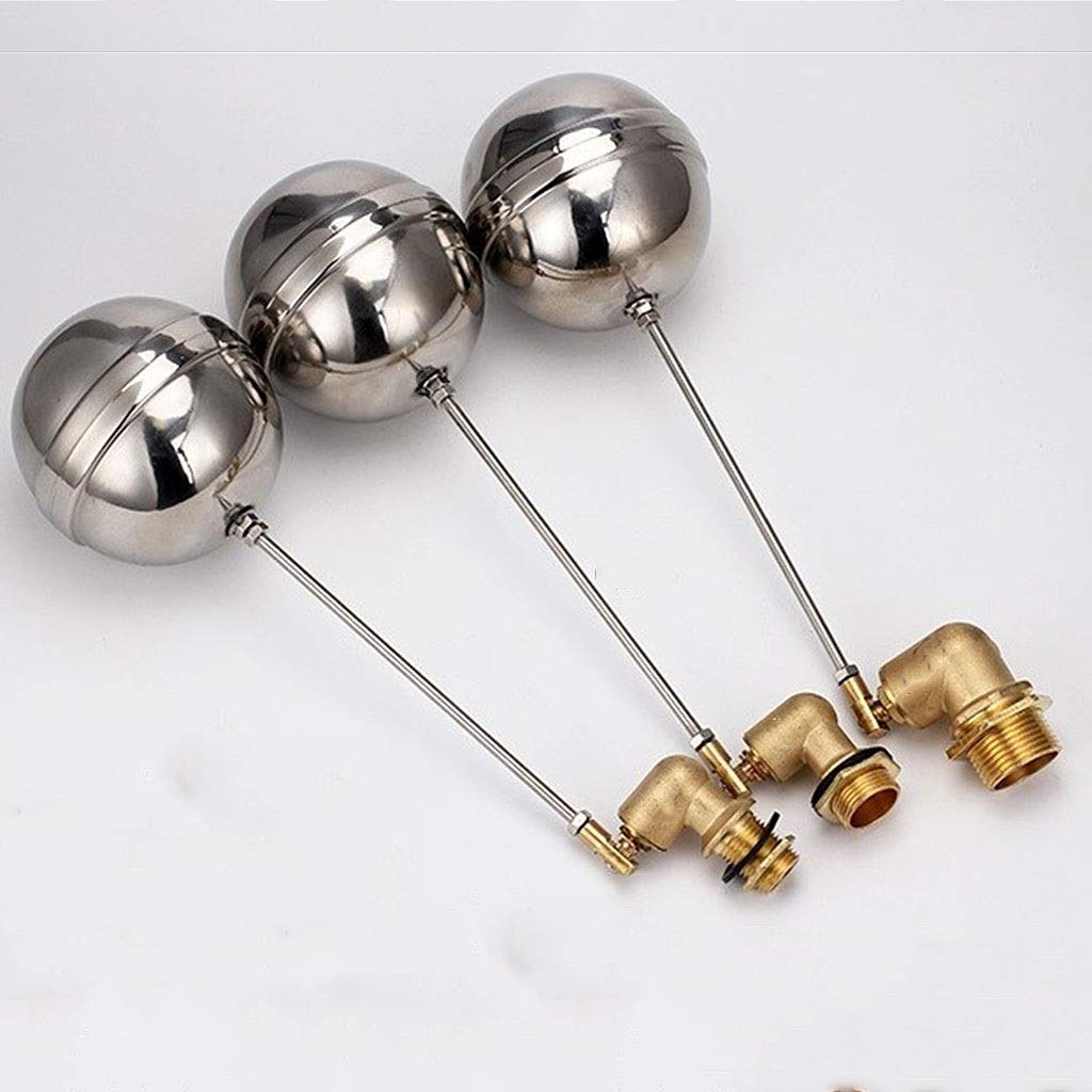 Válvula de flotador acero inoxidable con núcleo cerámico 4/6 puntos/1 pulgada, interruptor control nivel tanque agua(1 Inch Brass ceramic)