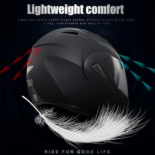 Miniatura 4 de Carbon Fibre Full Face Motorcycle Helmet Four Seasons Modular Helmet with Anti Fog Dual Visors Street Bike Racing Flip Up Front Helmets Quick