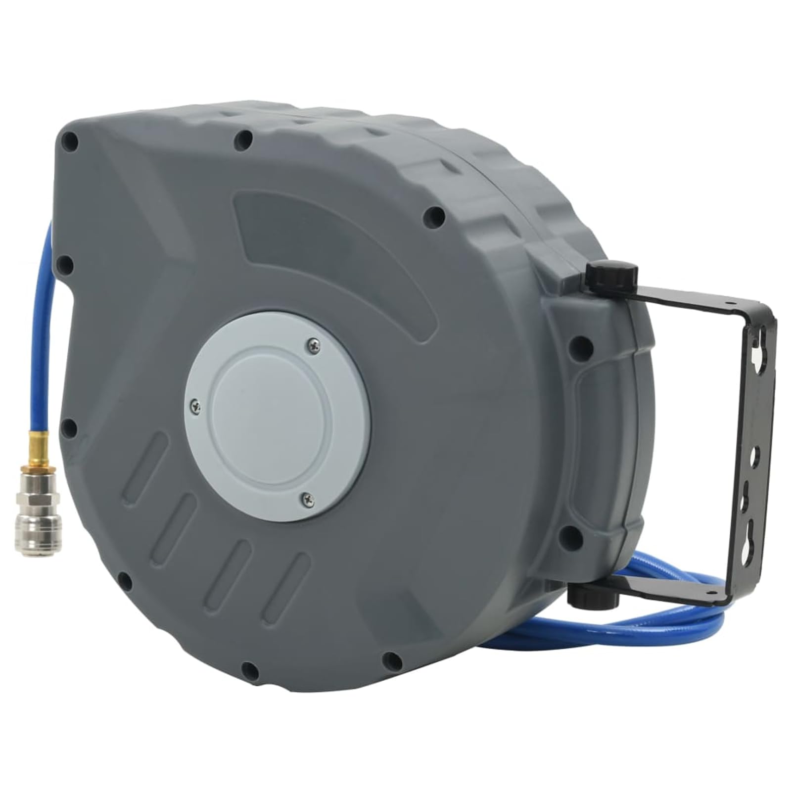Homgoday Avvolgitubo Aria Compressa Automatico 3/8" 12 m, Mobili per Casa Interno Esterno Soggiorno Camera da Letto