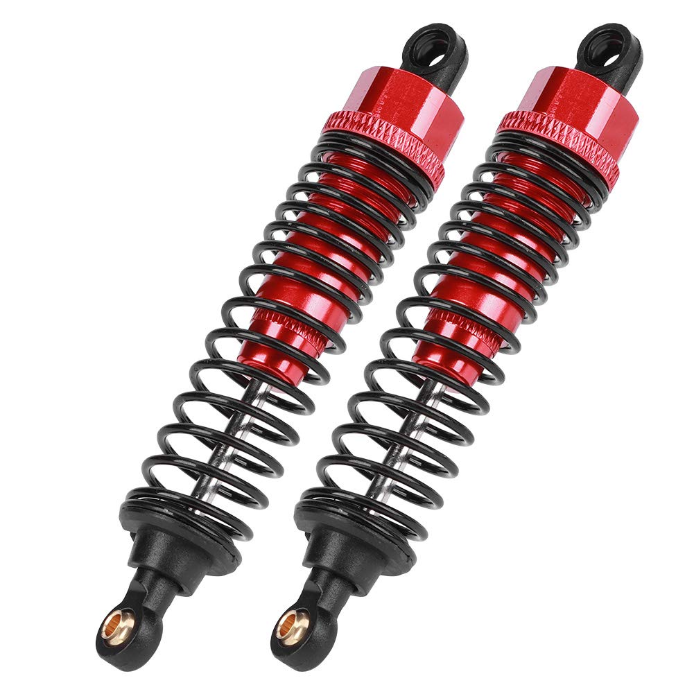 2 sztuk 1:10 skala metalowy amortyzator rozpórki amortyzator części zamienne do pojazdów kompatybilne z akcesoriami do modeli HSP (85 MM)